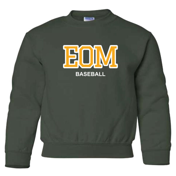 Gildan Youth Athletics Twill Crewneck Thumbnail